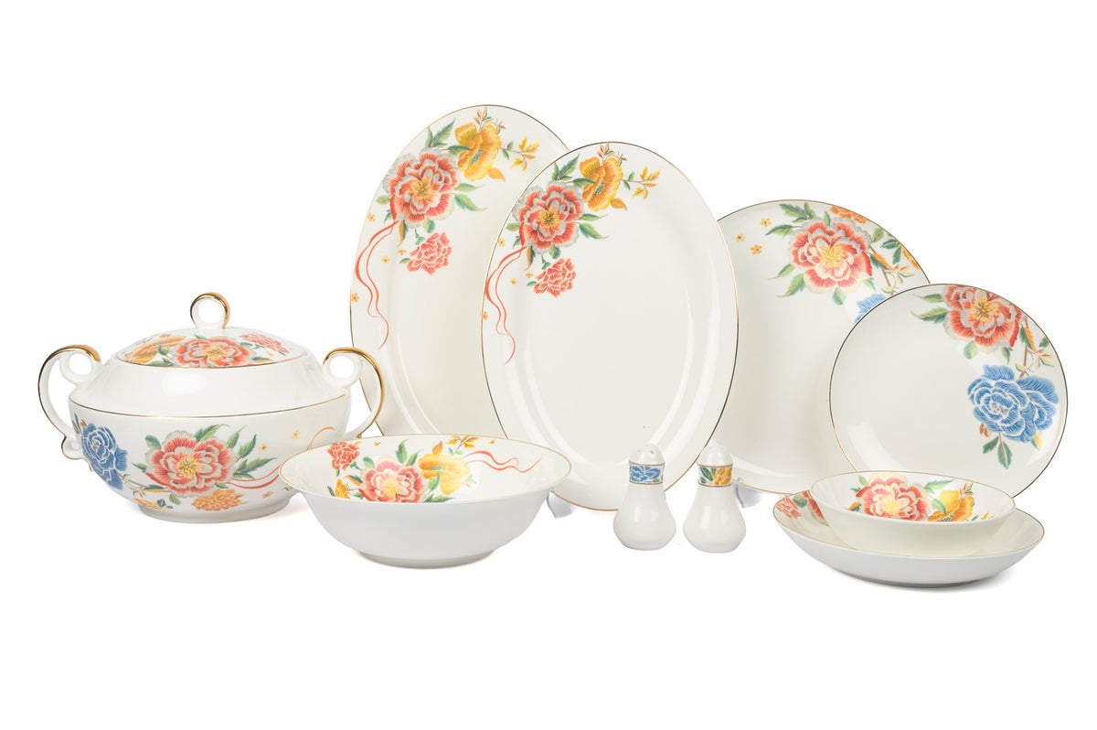 Mikasa Moor Golden Petal 56Parça Yemek Takımı