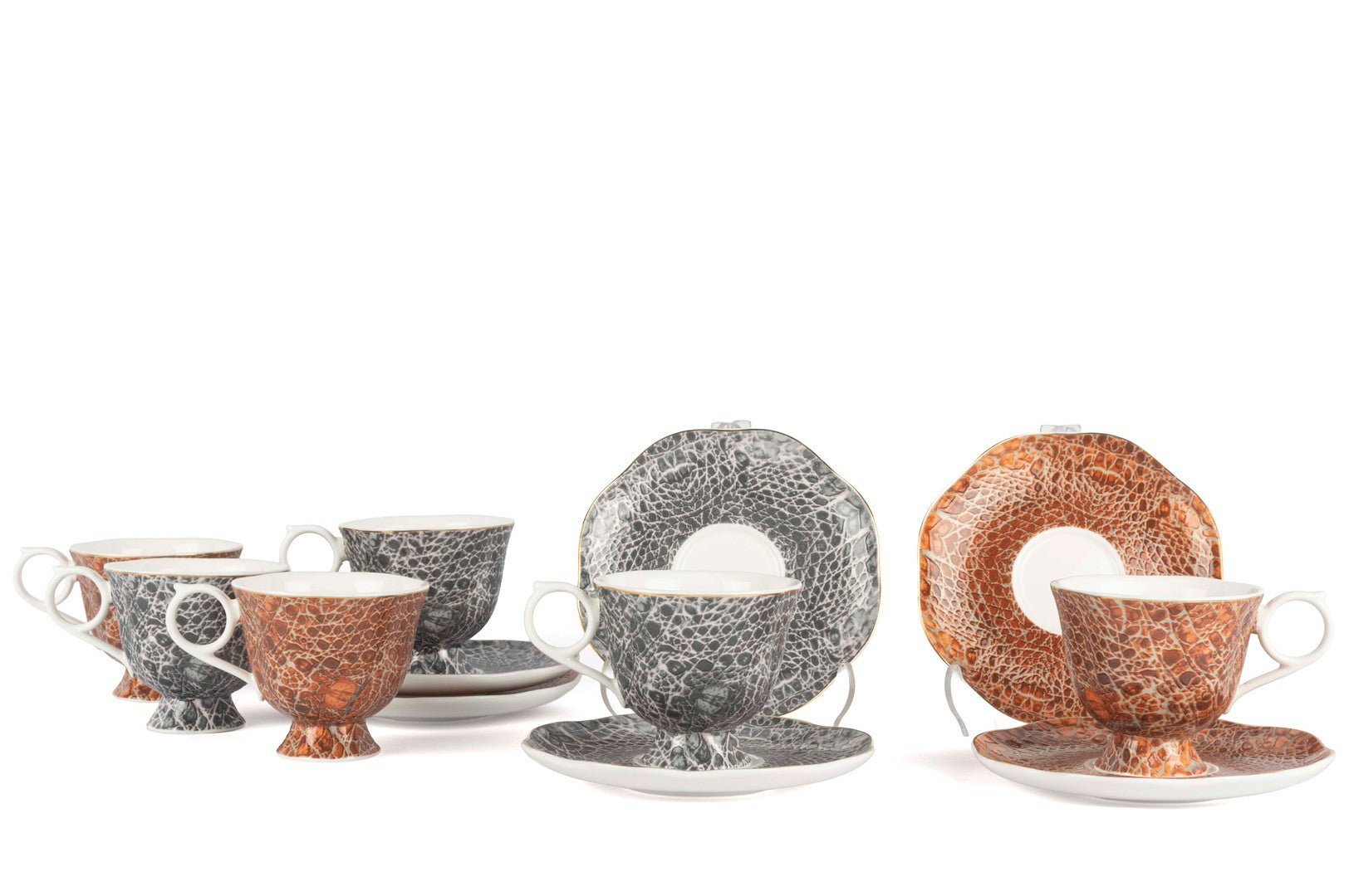 Croco 6lı Kahve Fincan Seti 90cc