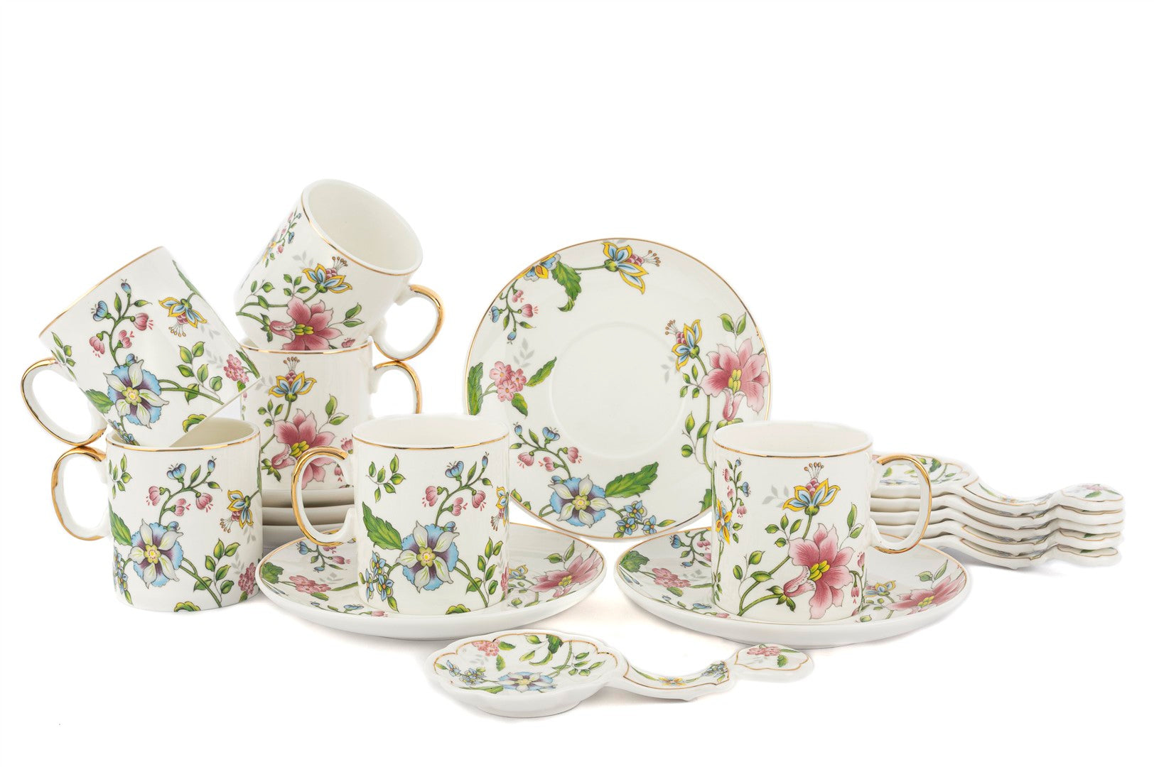 Mikasa Moor Florid 6lı Kahve Fincanı Seti 18prç 100cc
