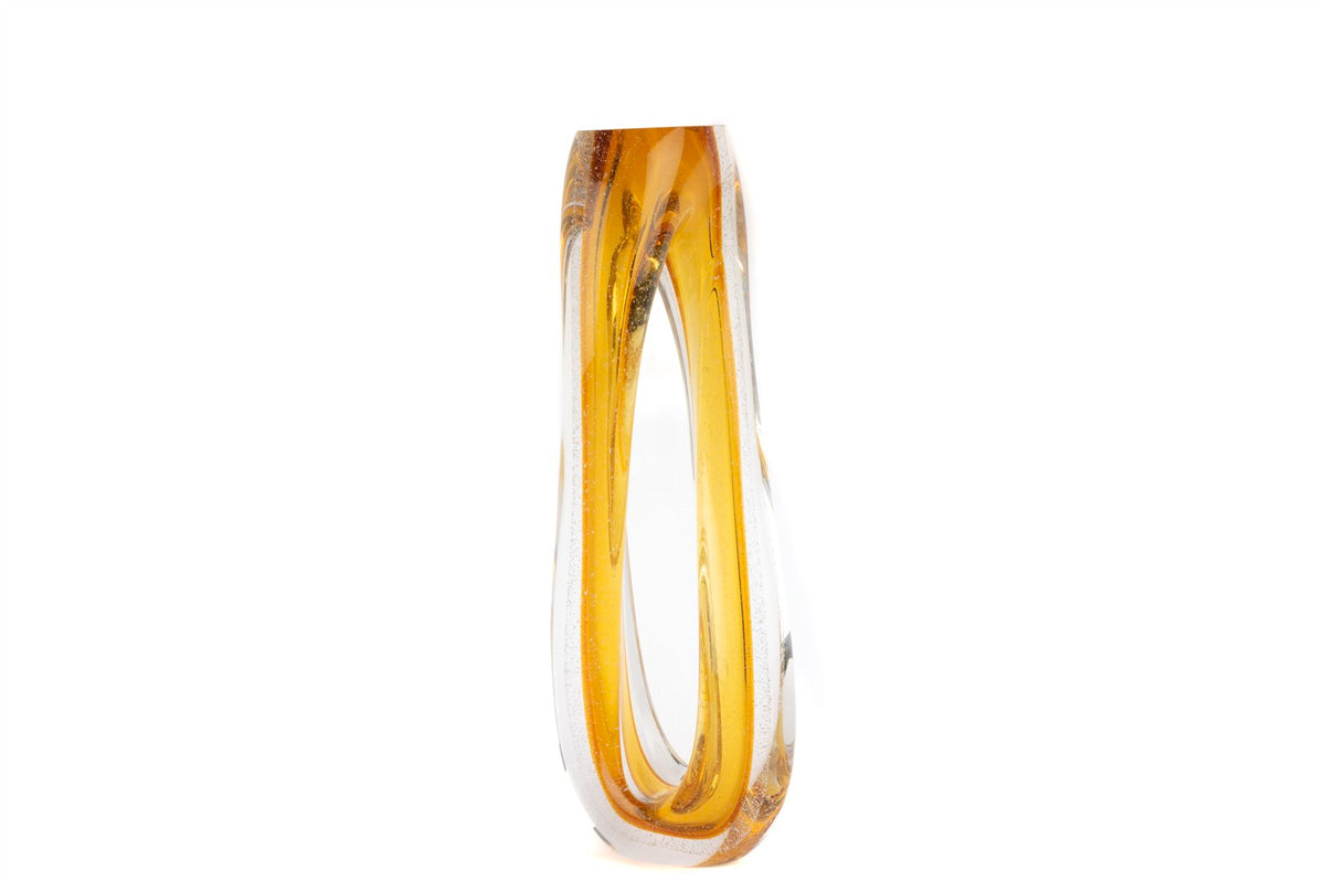 Mikasa Moor Amber Cam Vazo 20x45cm