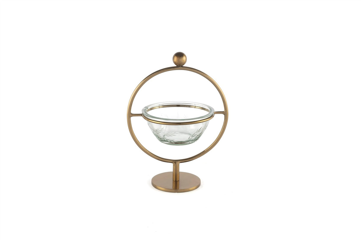 Mikasa Moor Bronz Cam Kaseli Sunumluk 13x18x24cm
