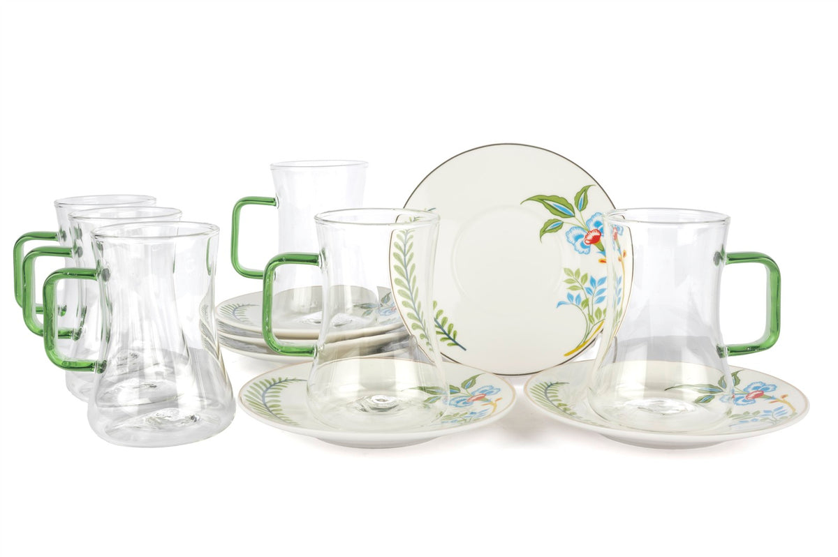 Mikasa Moor Riva Fiorita 6lı Cam Çay Seti 180ml