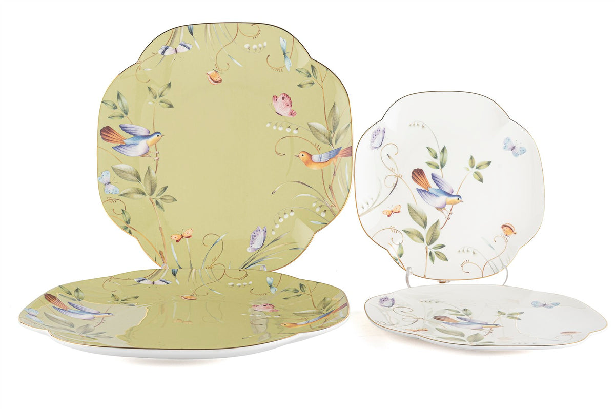 Mikasa Moor Green Garden 2 Servis 25cm+2 Tatlı 19cm 4 lu set