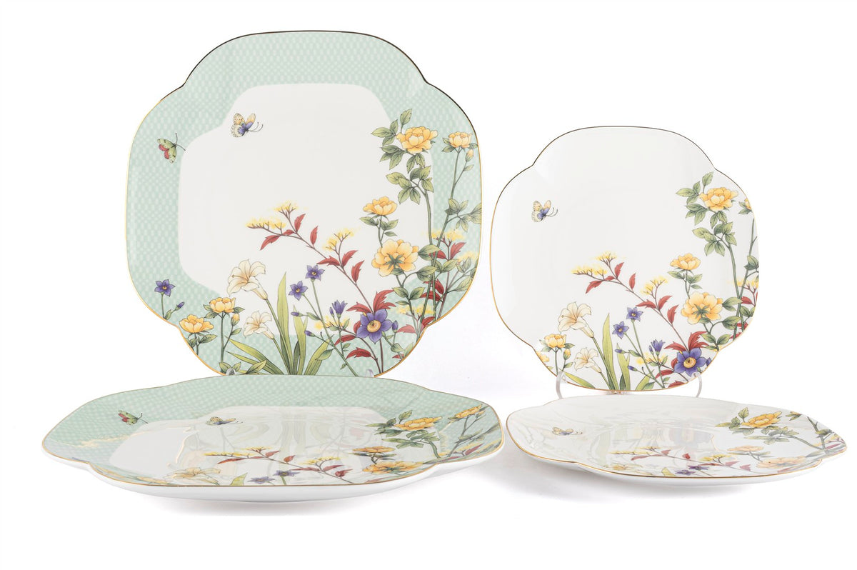 Mikasa Moor Eternal Flowers 2 Servis 25cm +2 Tatlı 19cm 4lu set