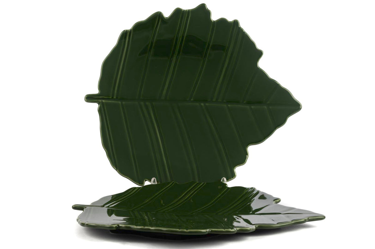 Mikasa Moor Leaf Yeşil 2li Tabak 28x25cm