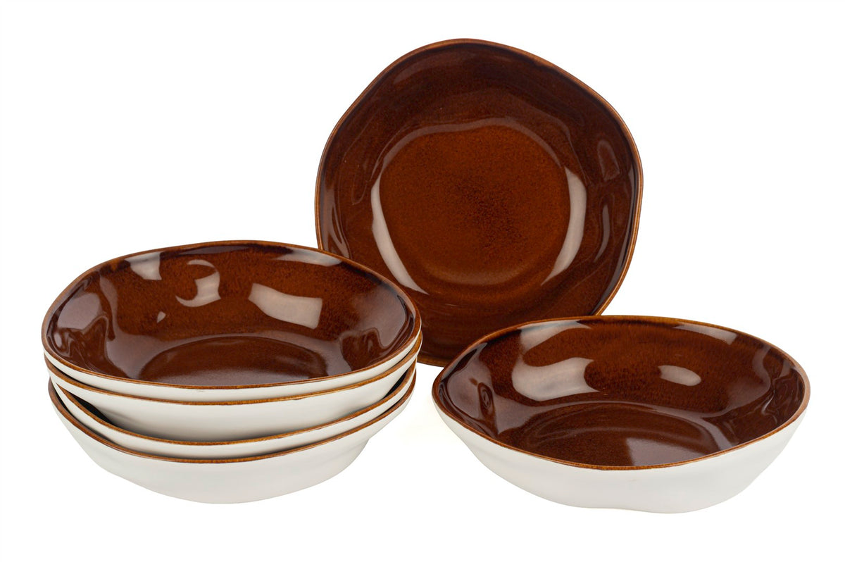 Mikasa Moor Beyaz Karamel 6lı Kase 18cm
