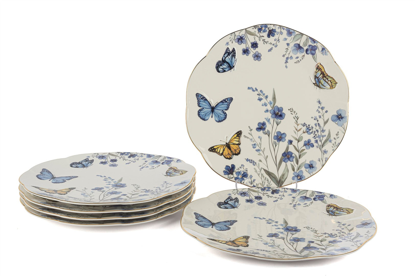 Butterfly Lovers 6lı Servis Tabağı 27cm
