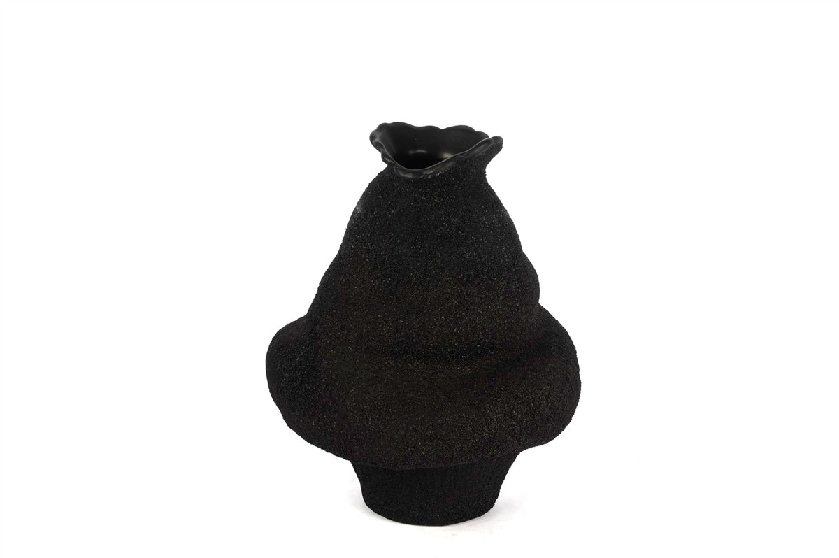 Mikasa Moor Siyah Dokulu Dalgalı Küp 30x38cm