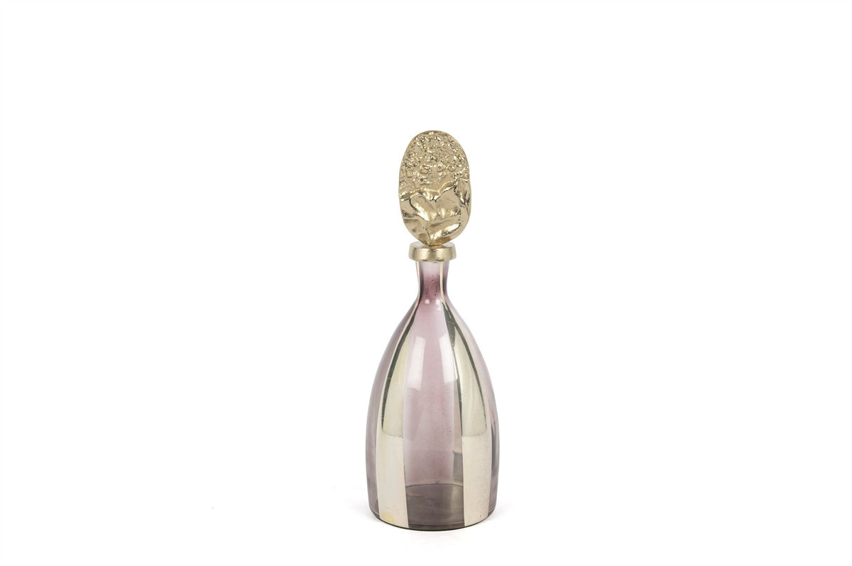 Mikasa Moor Şampanya Metali Gold Kapaklı Küp 46x15cm