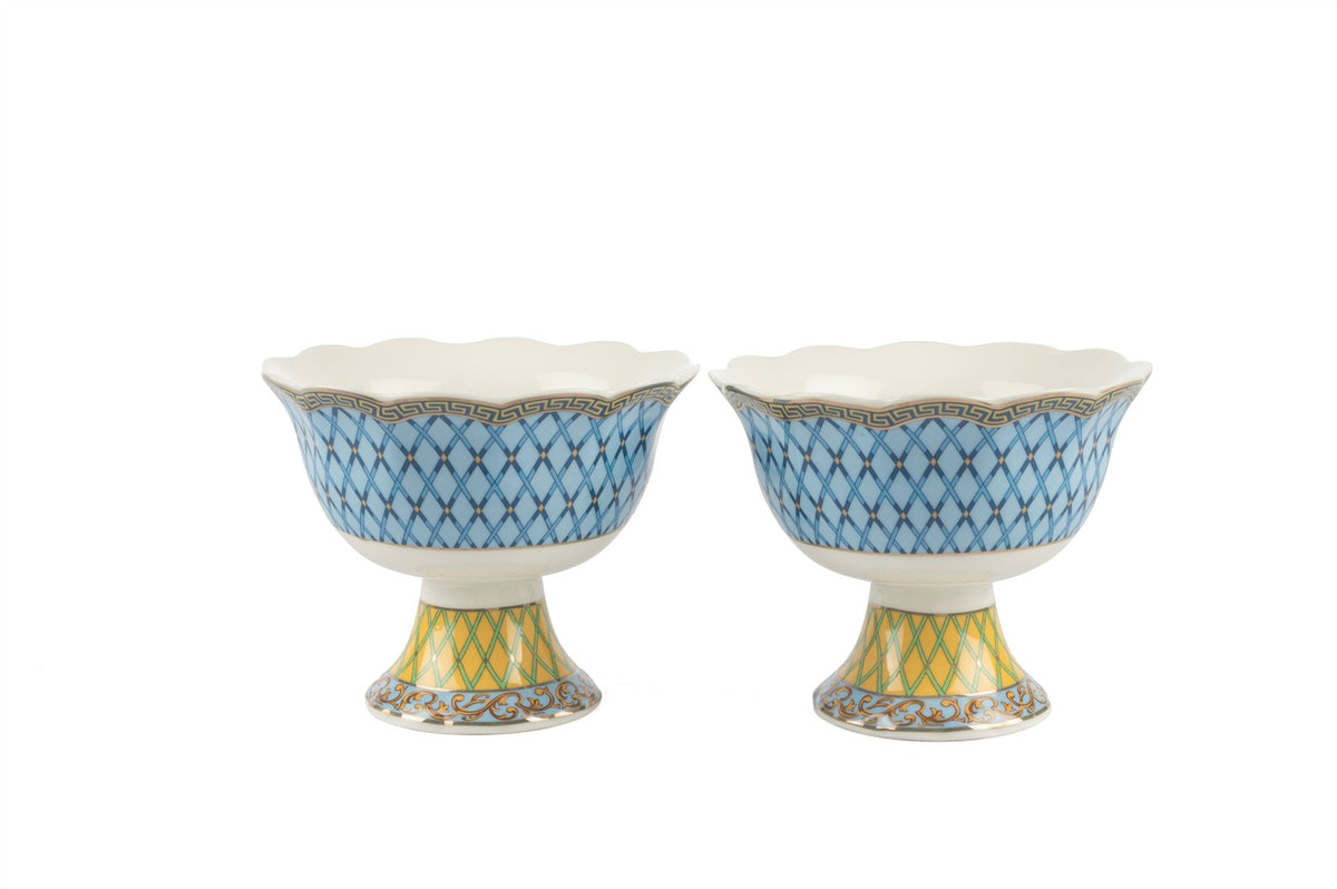 Mikasa Moor Blue Baraque 2li Dondurmalık 11x9cm
