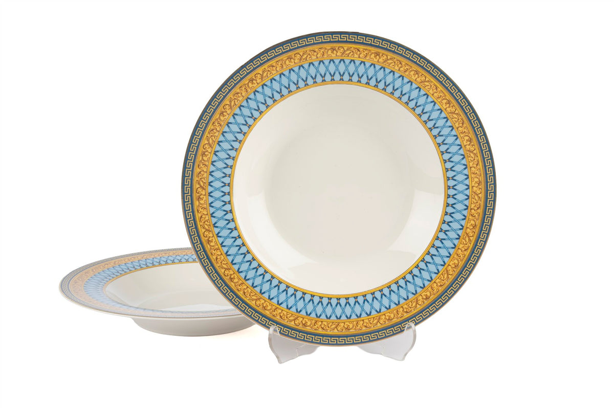 Mikasa Moor Blue Baraque 2li Yemek Tabağı 22x4cm