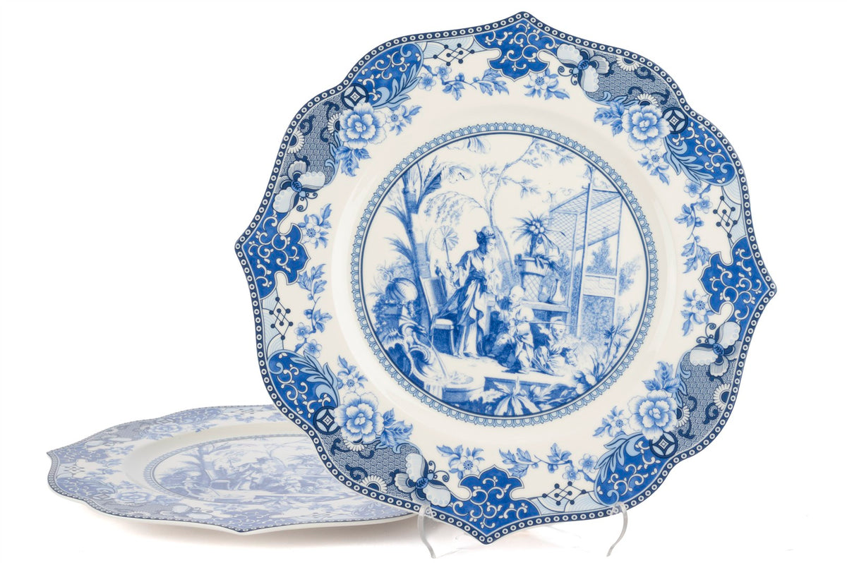 Mikasa Moor Blue Garden 2li Servis Tabağı 28cm