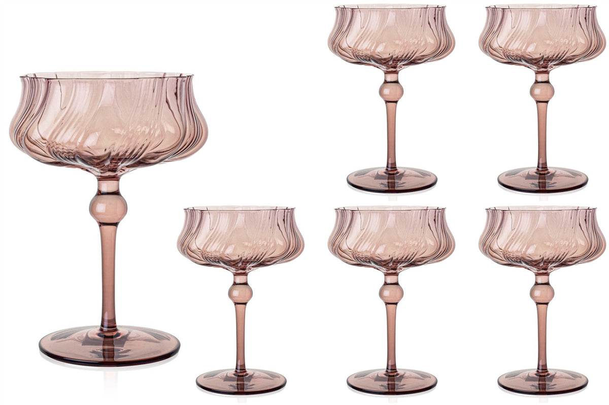 Mikasa Moor Scallop Rosse 6lı Dondurma Bardağı 310ml
