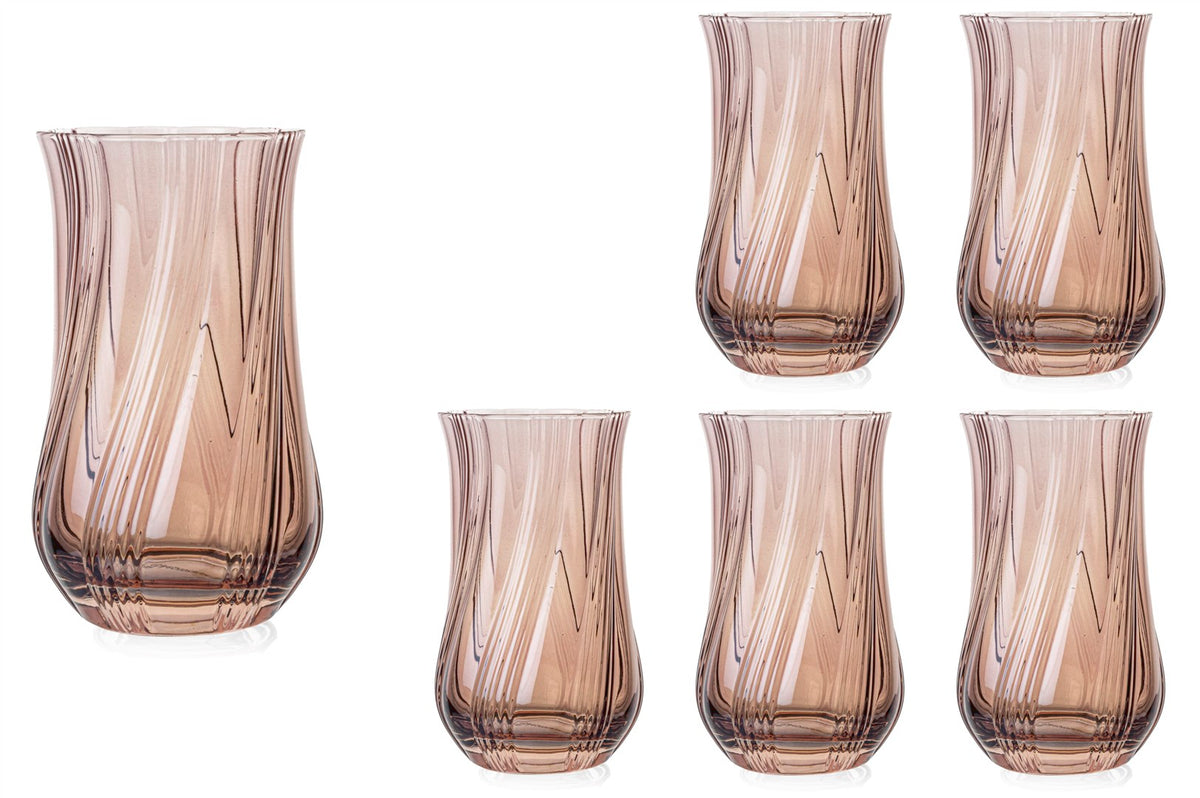 Mikasa Moor Sacallop Rose 6lı Meşrubat Bardağı 410ml