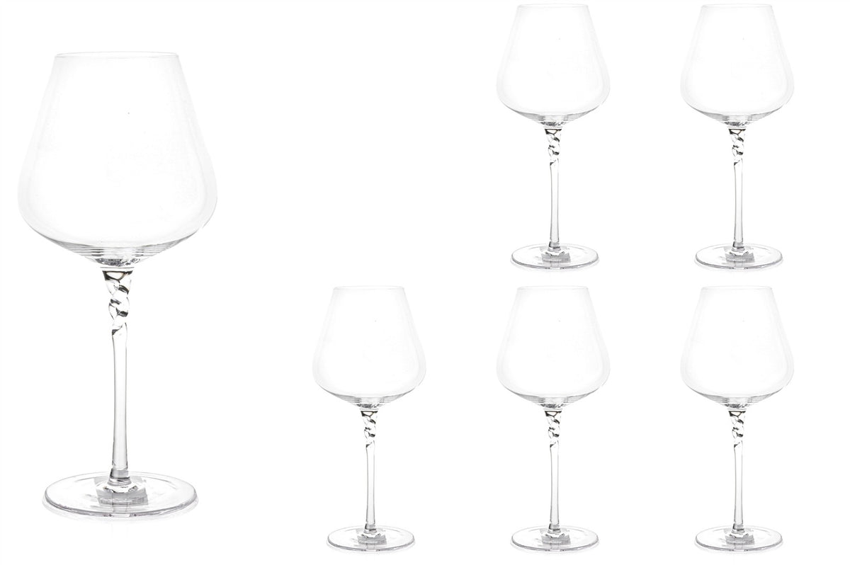 Mikasa Moor Nodes Series 6lı Beyaz Şarap Bardağı 550ml