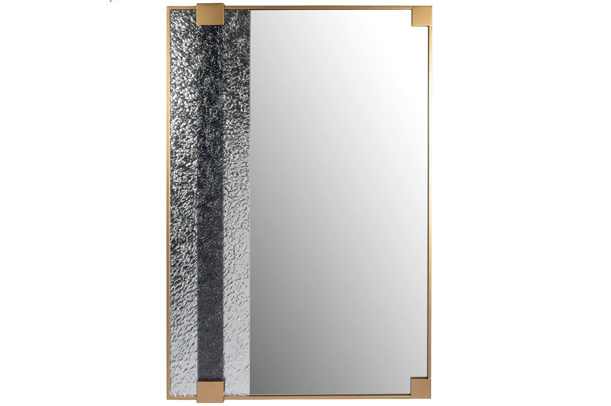 Mikasa Moor Gold Buzlu Cam Dikdörtgen Ayna 80x120cm