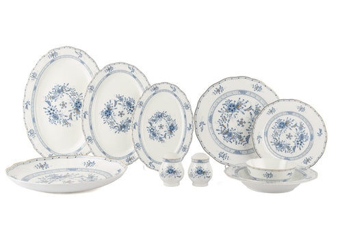Mikasa Moor Celeste Floral 56 Parça Yemek Takımı