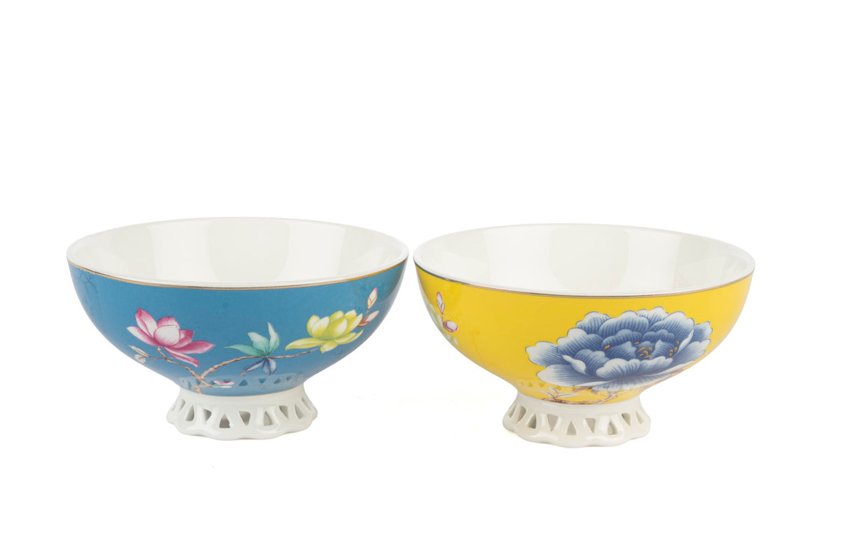 Mikasa Moor Verona 2li Sarı Mavi Kase 12cm