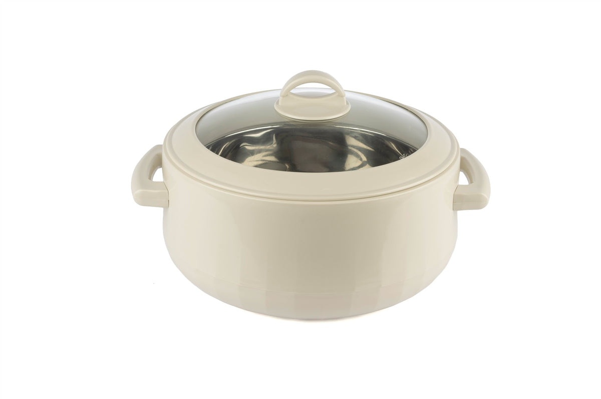 Mikasa Moor Krem Cam Kapaklı Servis Tenceresi 2.7L 26cm