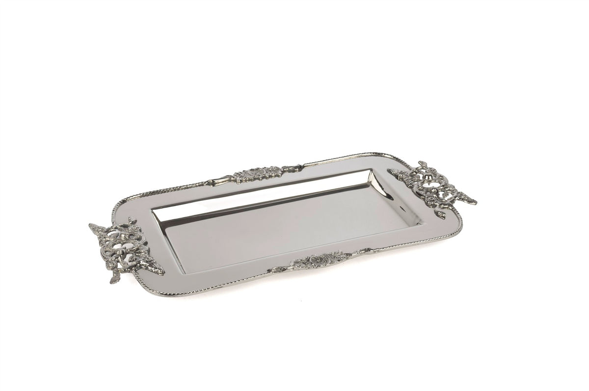 Mikasa Moor Sİlver İşlemeli Dkdrgen Tepsi 34x18cm