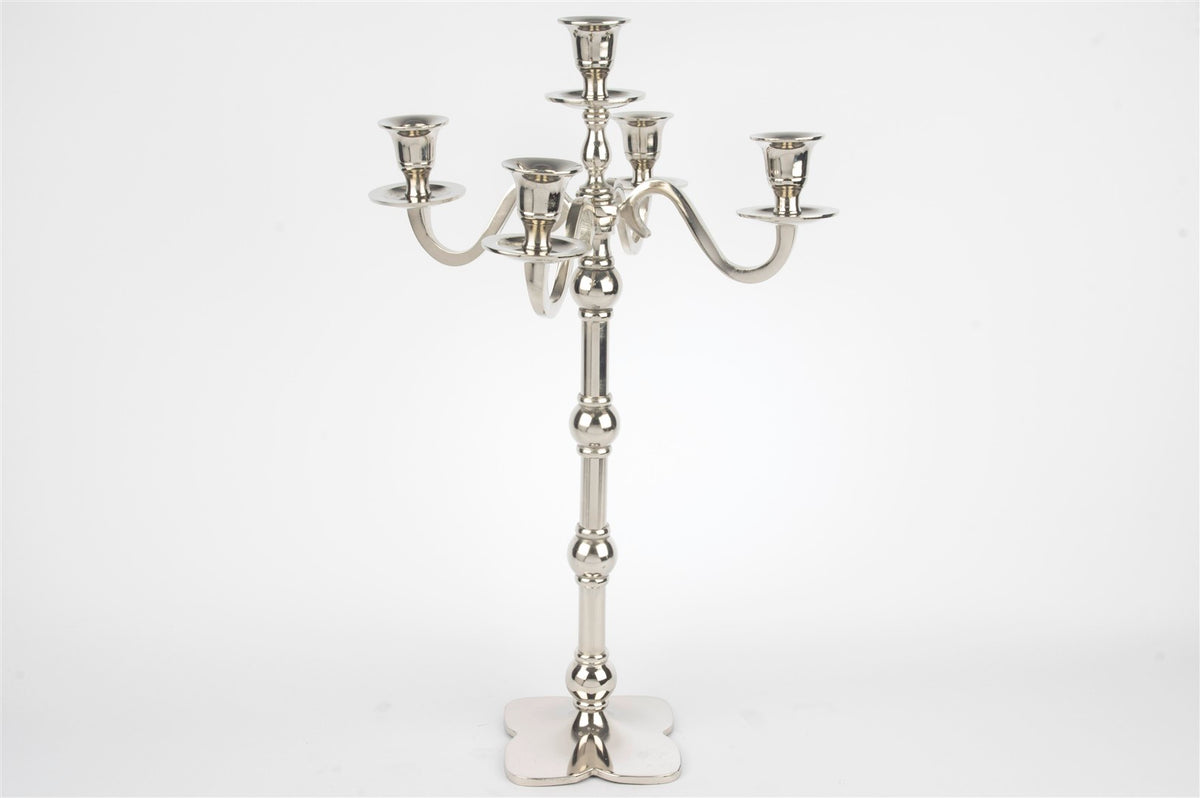 Mikasa Moor Silver 5 Kollu Şamdan 26x51cm
