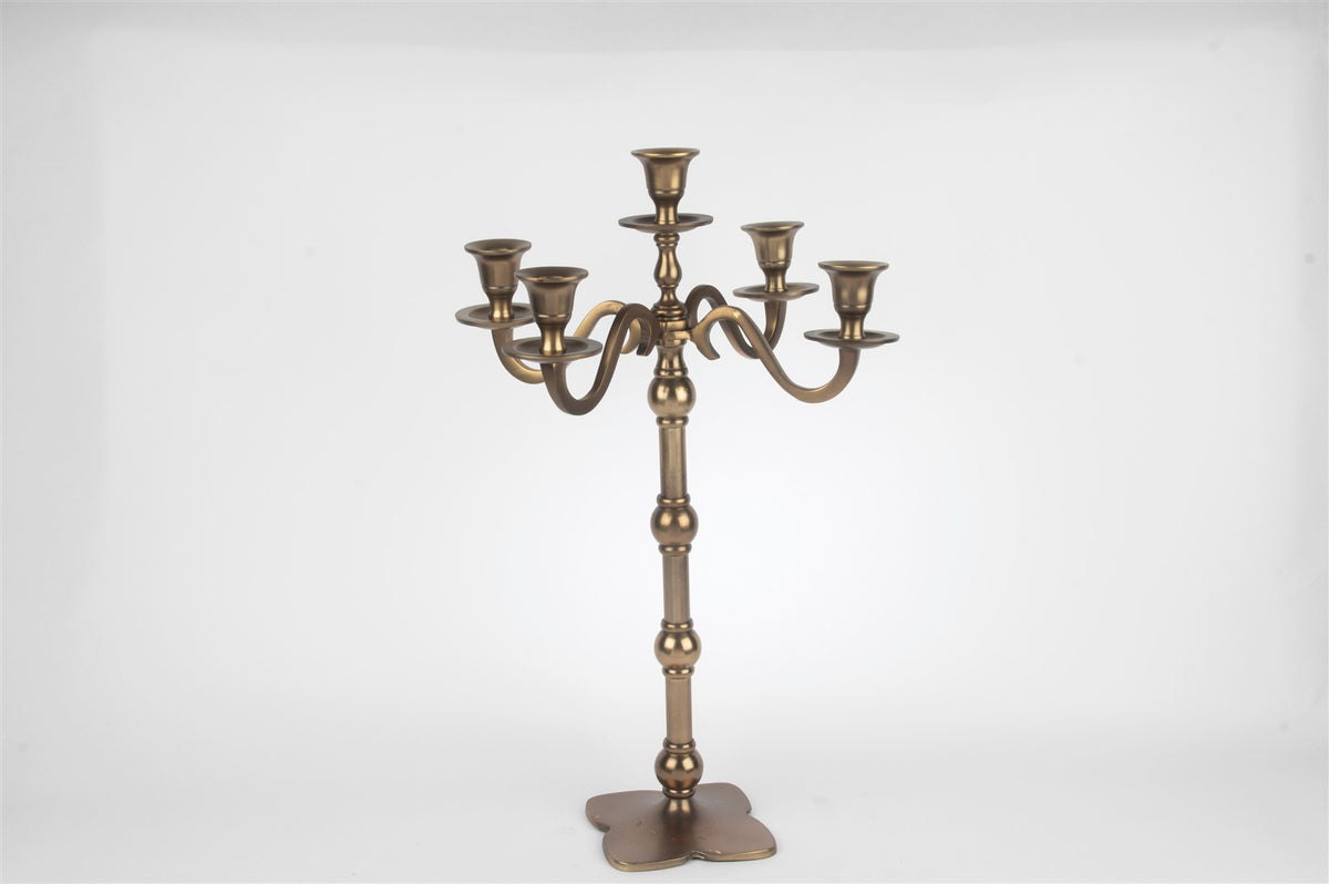 Mikasa Moor Gold 5 Kollu Şamdan 26x51cm