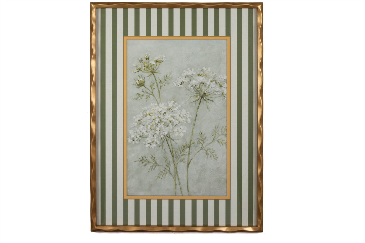 Mikasa Moor Gold Framed Floral Cam Tablo 60x80cm