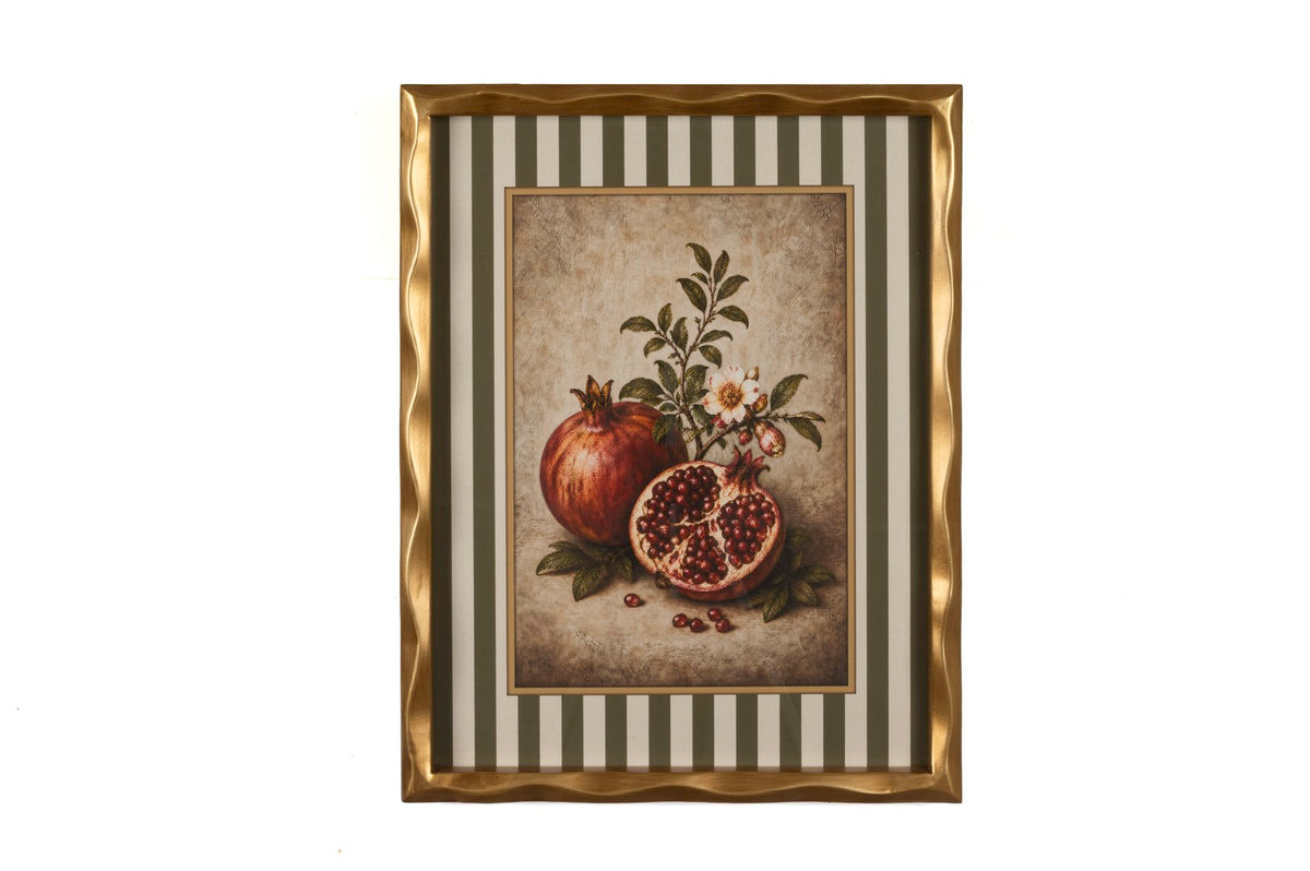 Mikasa Moor Gold 2'li Apple And Pomegranate Tablo 35x45cm