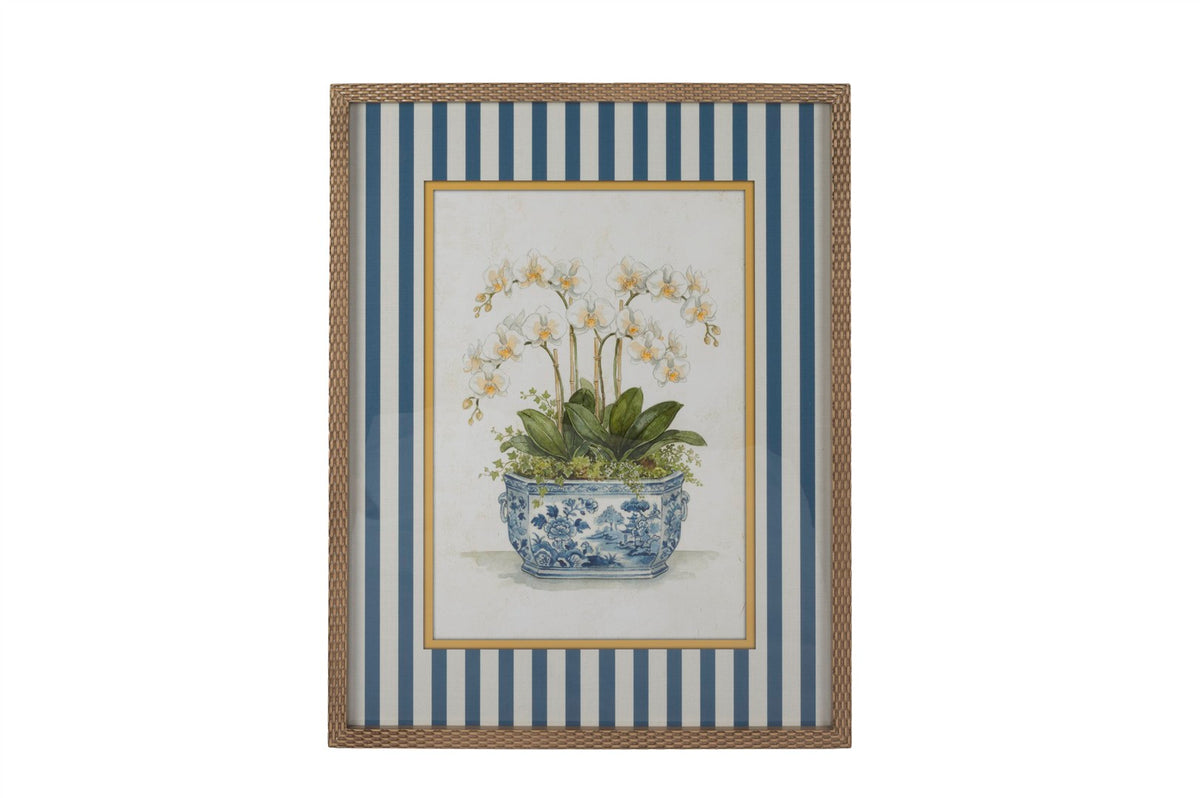 Mikasa Moor Floral In Vase Cam Tablo 55x70cm
