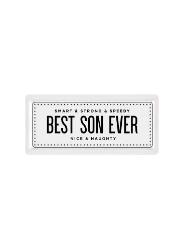 The Mia Dikdörtgen Servis Tabağı Best Son Ever -35 x 16 Cm