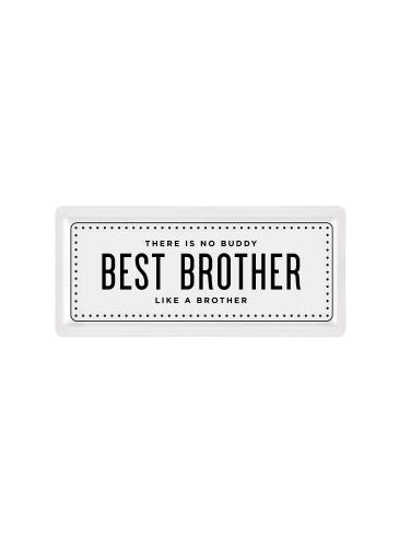 The Mia Dikdörtgen Servis Tabağı Best Brother 35 x 16 Cm