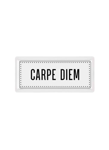 The Mia Dikdörtgen Servis Tabağı Carpe Diem 35 x 16 Cm