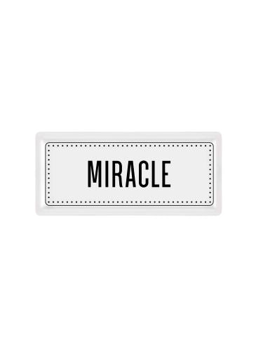 The Mia Dikdörtgen Servis Tabağı Miracle 35 x 16 Cm
