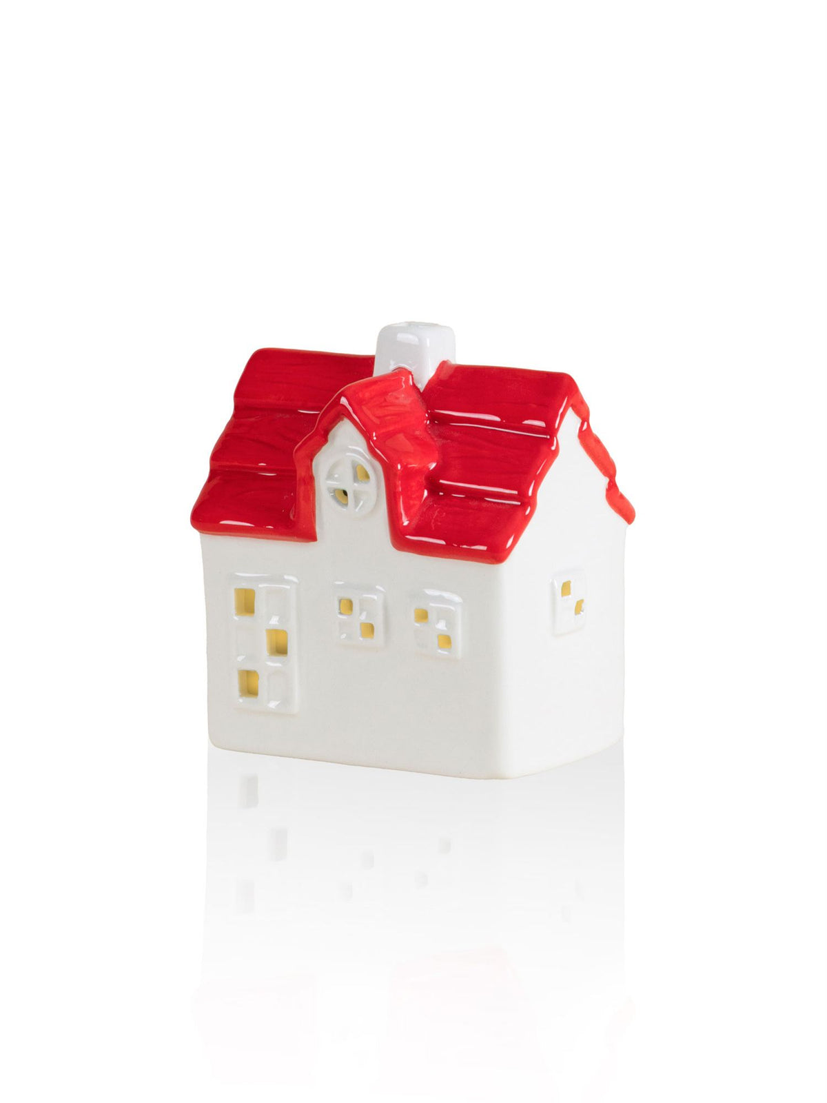 The Mia Dekoratif Led Işıklı Ev Biblo 10x7x12 cm (Paket: 2 Adet)