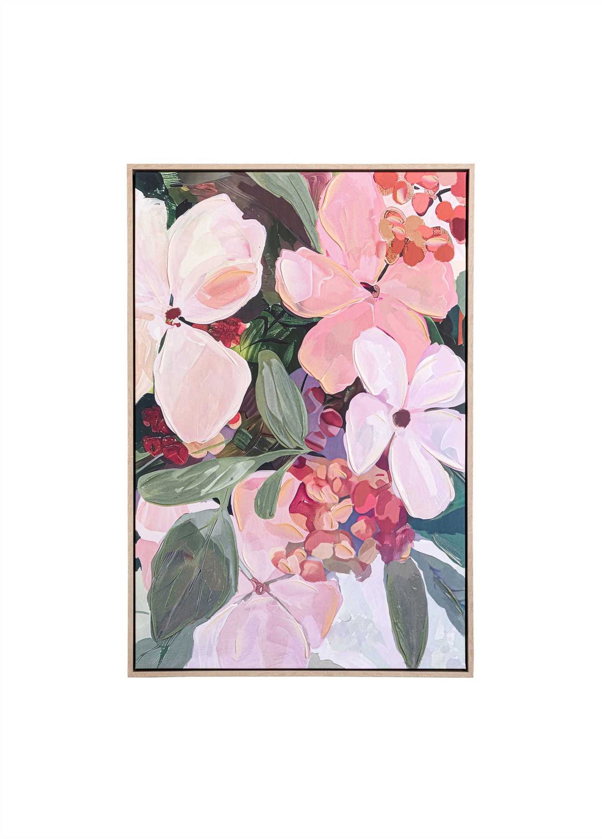 The Mia Floral Kanvas Tablo 60x90 cm