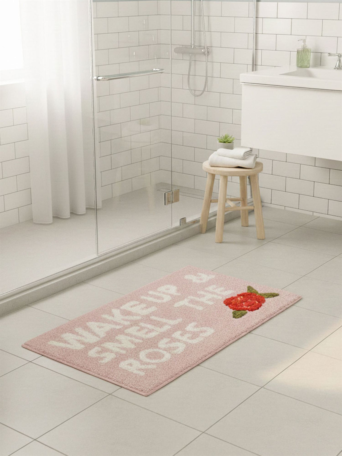 The Mia Wake Up And Smell The Roses Banyo Paspası 60x100cm