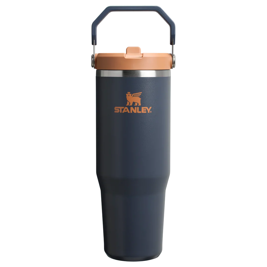 Stanley The IceFlow Flip Straw Pipetli Termos Bardak 0,89 LT Lacivert