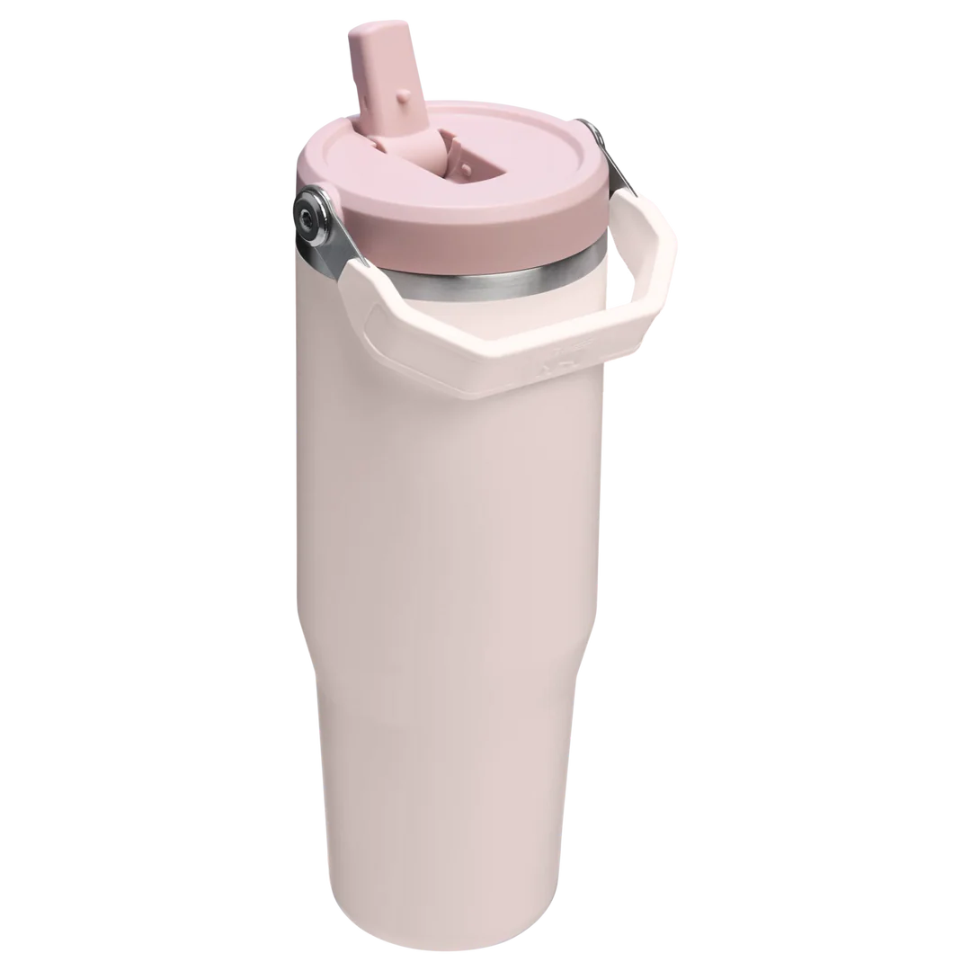 Stanley The IceFlow Flip Straw Pipetli Termos Bardak 0,89 LT Rose Quartz