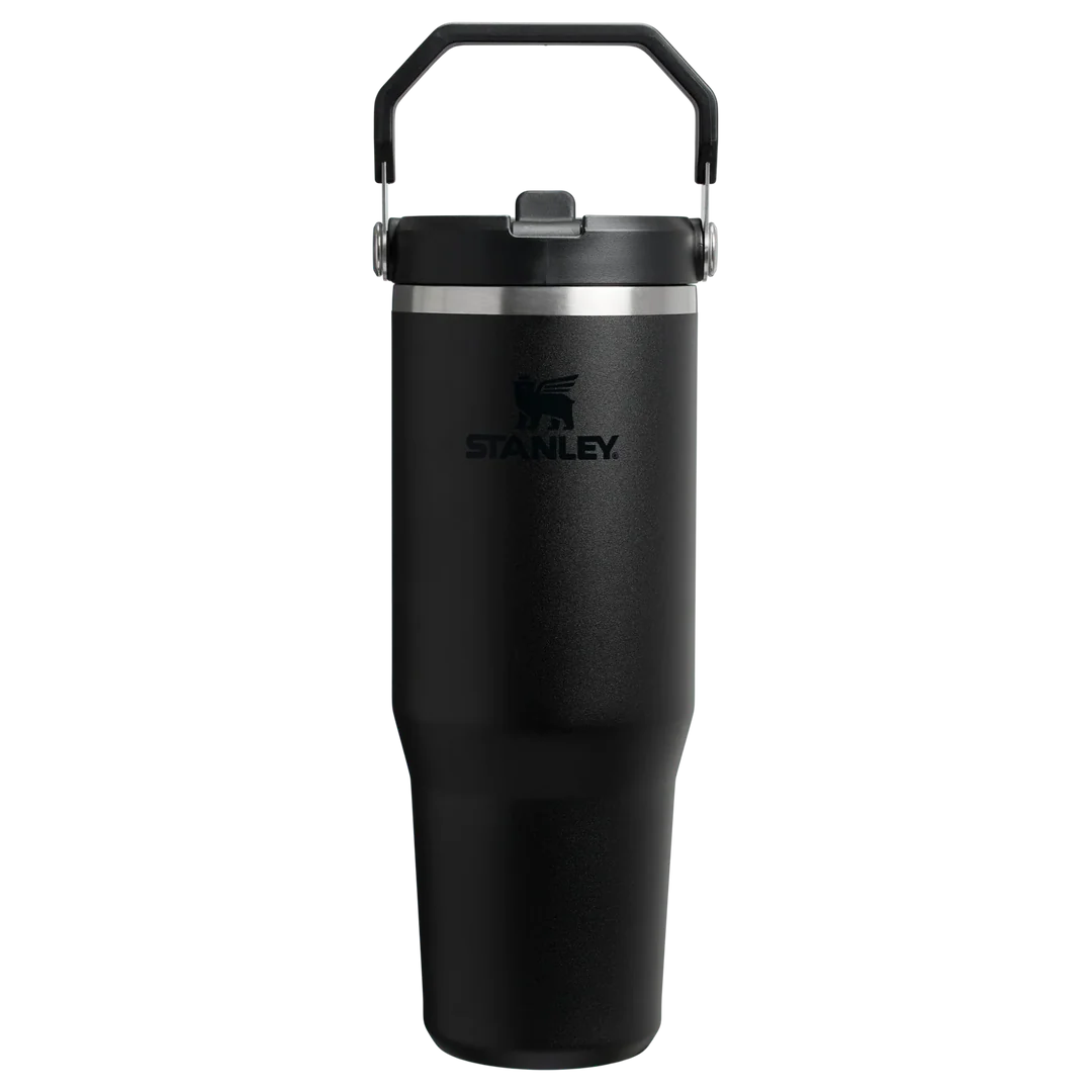 Stanley The IceFlow Flip Straw Pipetli Termos Bardak 0,89 LT Black 2.0