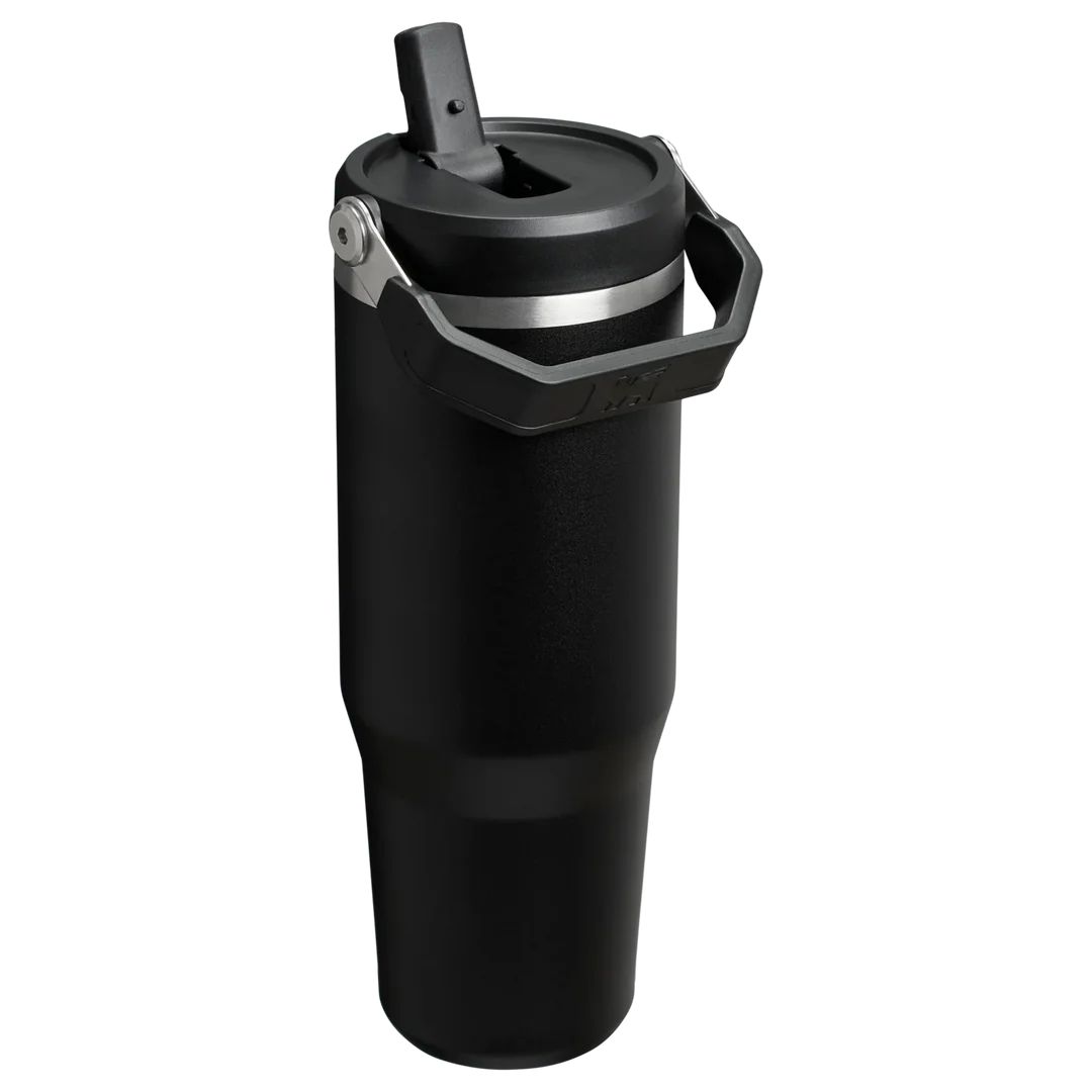 Stanley The IceFlow Flip Straw Pipetli Termos Bardak 0,89 LT Black 2.0