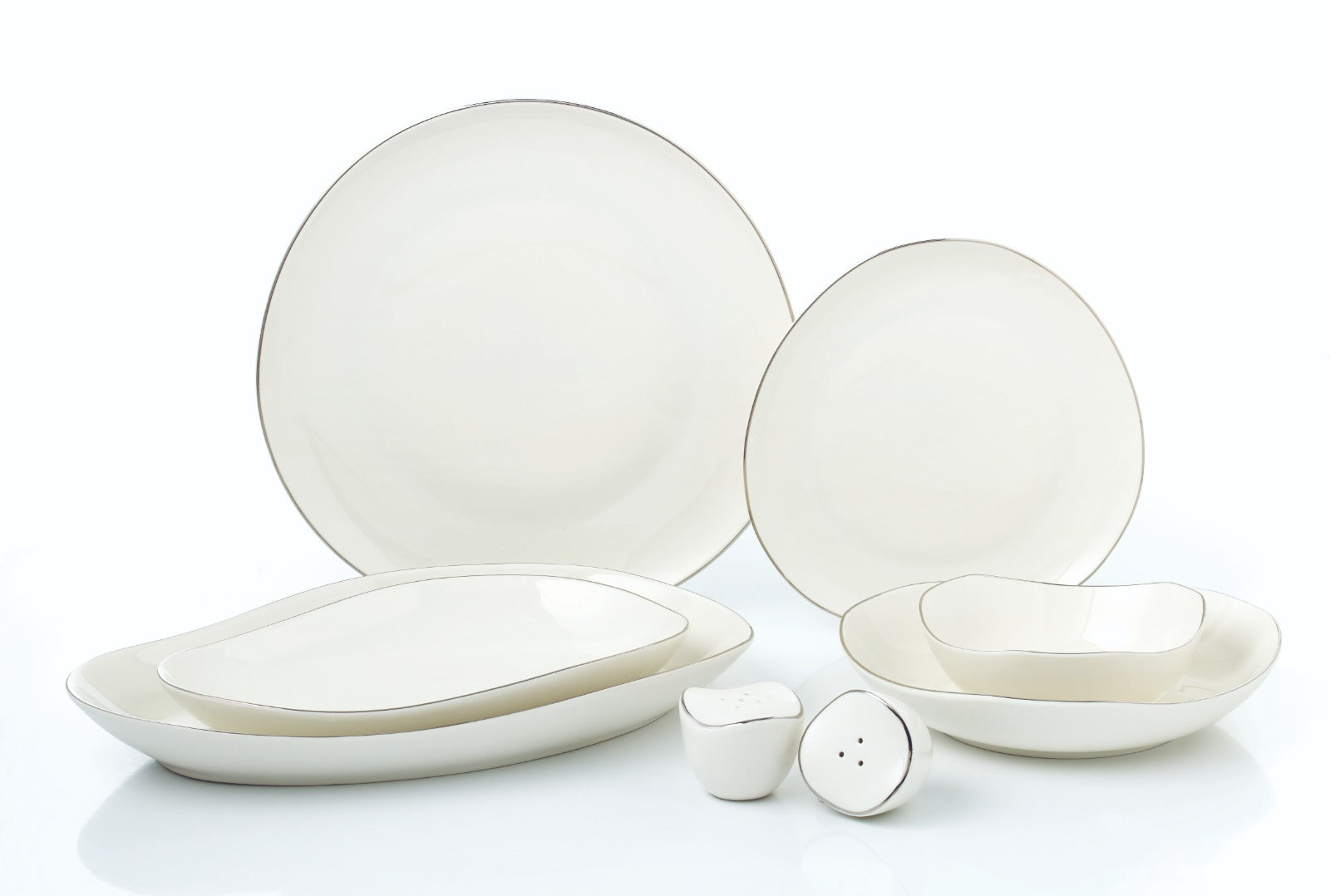 Neva N3524 Platinum Icon 28 Piece Dinner Set for 6 People