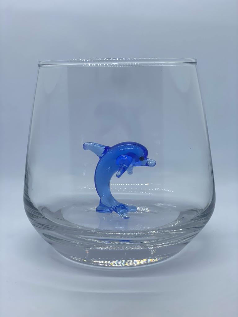 Dolphin Soft Drink Glass