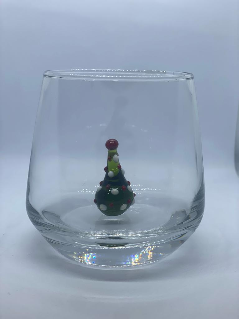 Pine Tree Soft Drink Glass