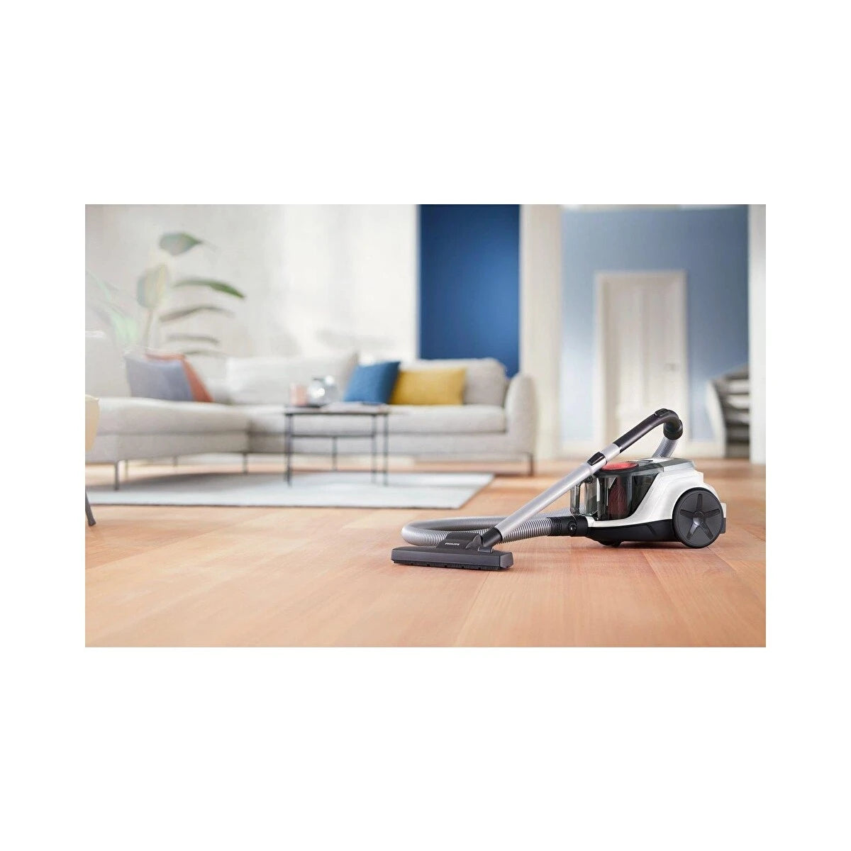 Philips PowerCyclone 4 XB2142/09 850 W Beyaz Toz Torbasız Süpürge + HDA150/61 Kahve Makinesi Hediyeli