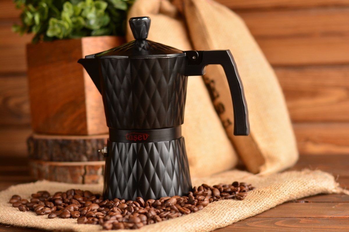 Taşev Adamante Moka Pot 6 Cups