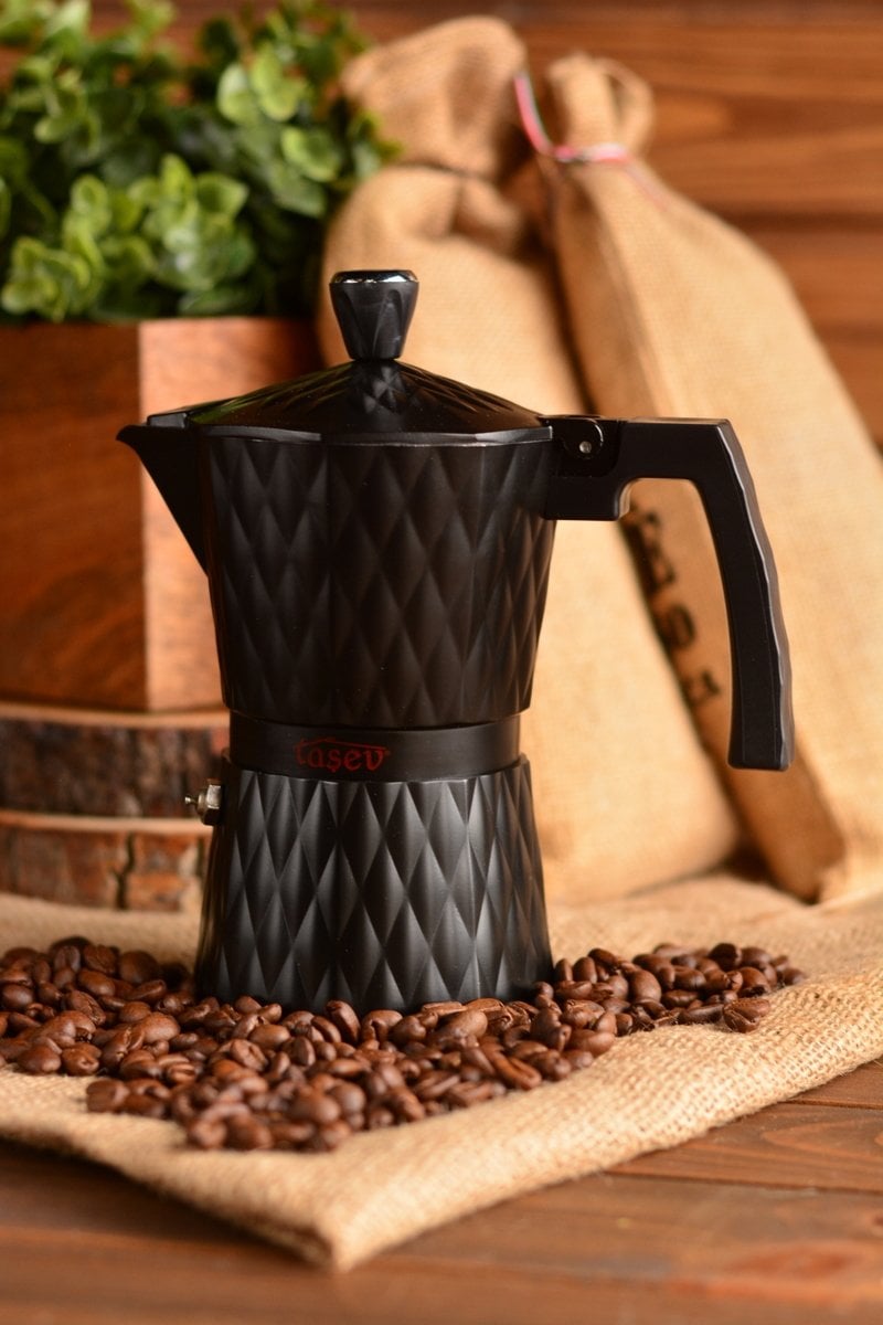 Taşev Adamante Moka Pot 6 Fincan