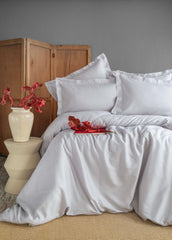 Apricitas Home Ellie Gray King Size Bambu Nevresim Takımı