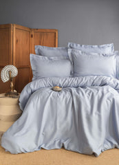 Apricitas Home Ellie Blue King Size Bambu Nevresim Takımı