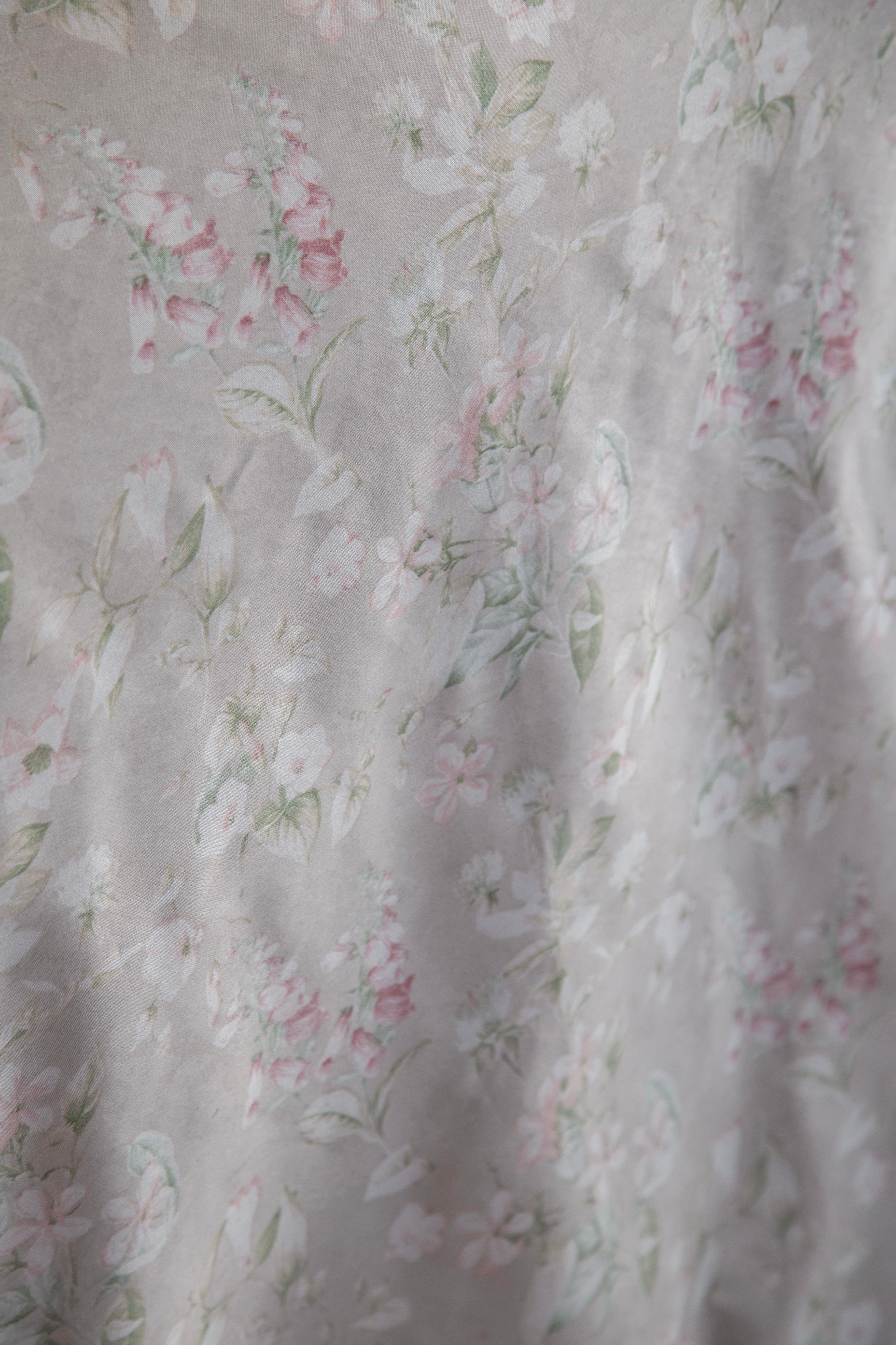 Apricitas Home Franny Beige Çift Kişilik Elegance Baskılı Saten Nevresim Takımı