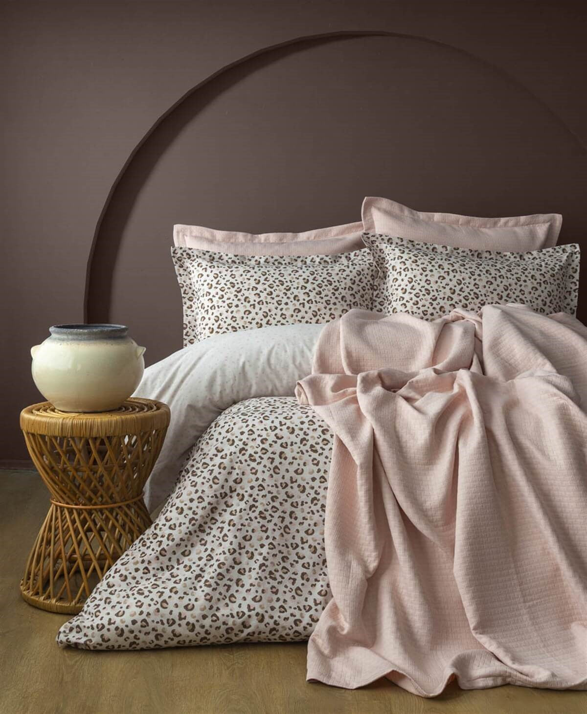 Çift Kişilik Cozy Yatak Örtüsü Odelin Blush